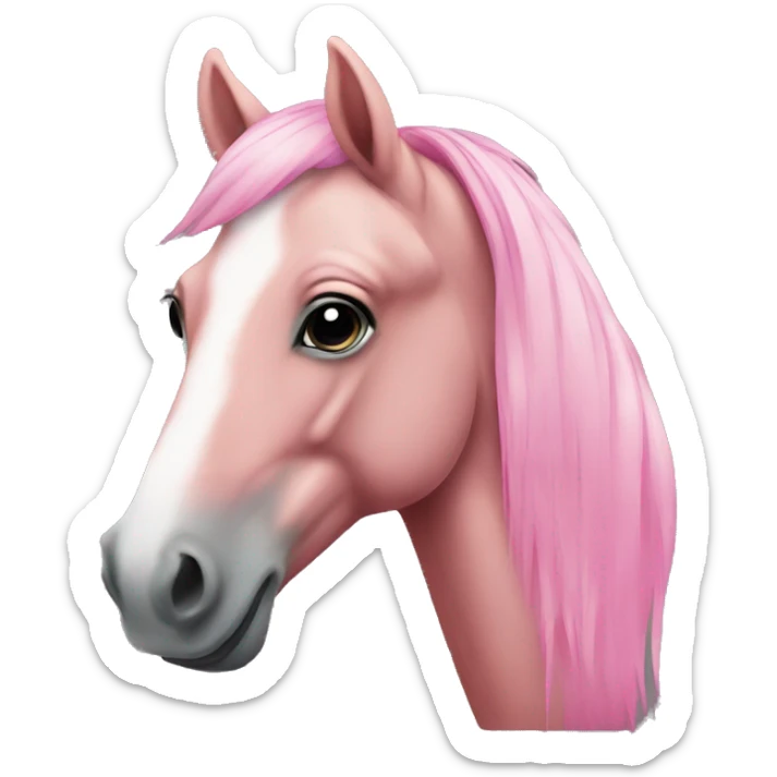 Horse pink  sticker
