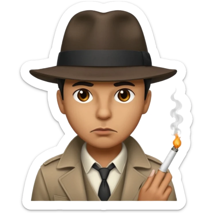 gangster character sticker