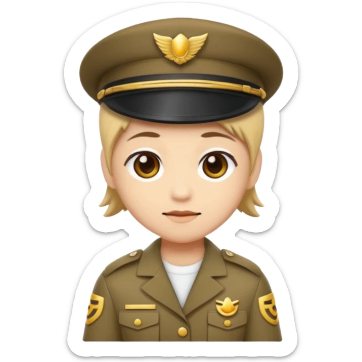 Baret ve aletli inşaat işçisi related to İnşaat İşçileri, chibi emoji style, with soft lighting sticker