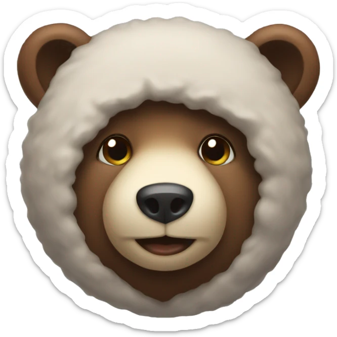 A Cozy bear sticker