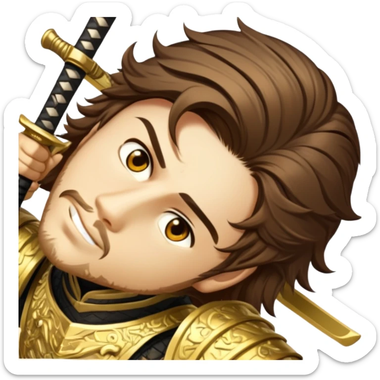 Golden Samurai sticker