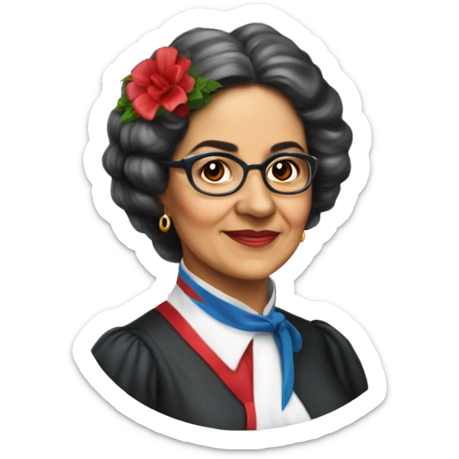 Julia Constancia de Burgos García was a Puerto Rican poet. As an advocate of Puerto Rican independence, she served as Secretary General of the Daughters of Freedom, the women's branch of the Puerto Rican Nationalist Party.  sticker