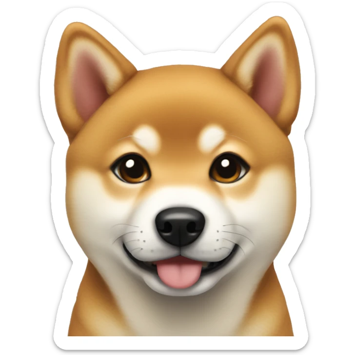 Shiba Inu puppy sticker
