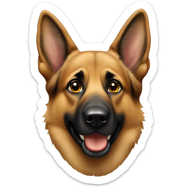 German shepherd  sticker
