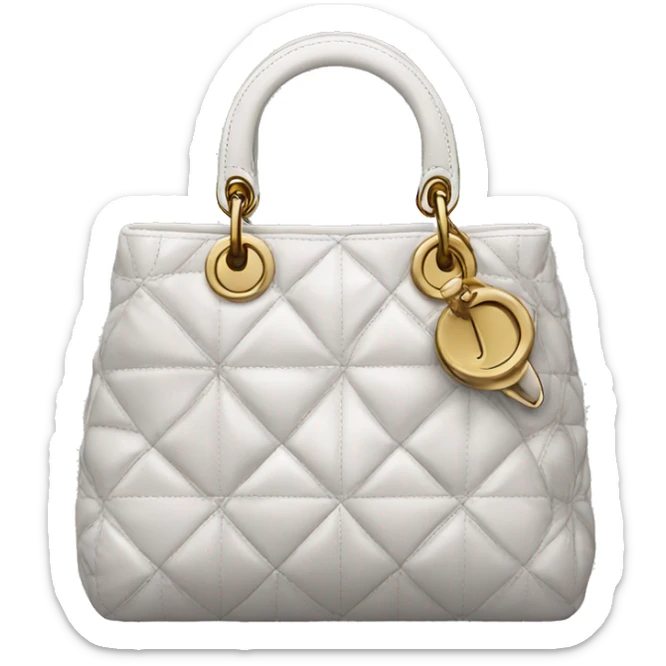 dior bag sticker