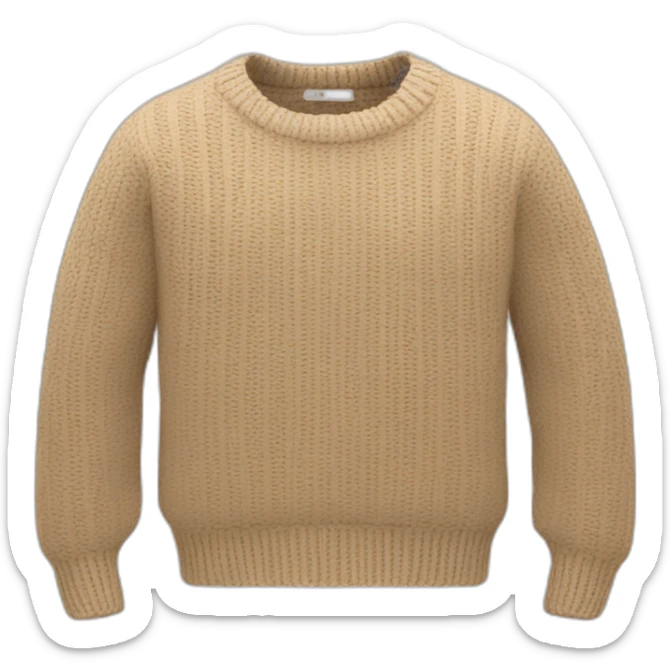 Sweater beige sticker