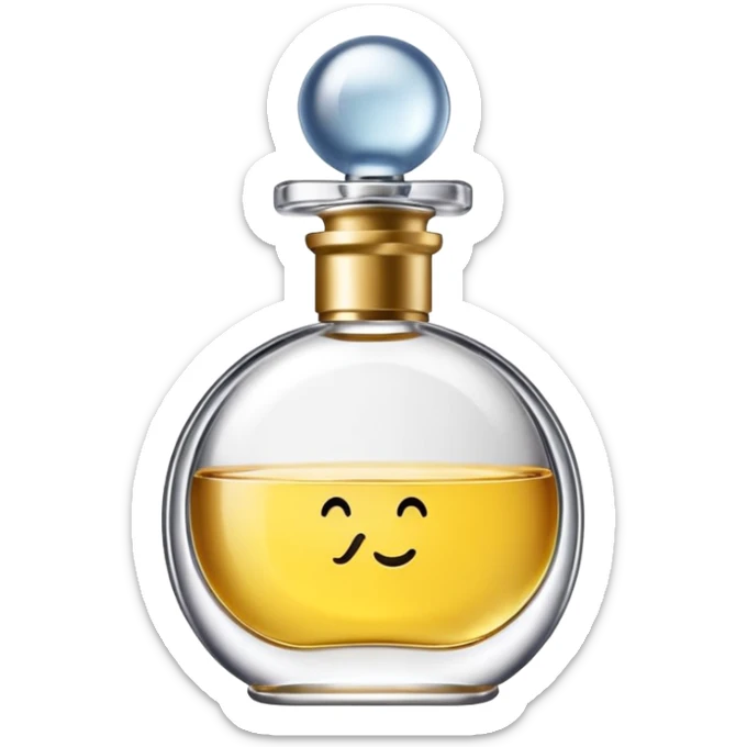 can you create an emoji of a perfume bottle "L'eau de L'Excuse" sticker
