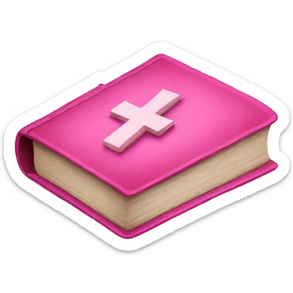 Pink Bible sticker