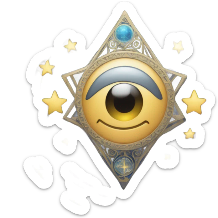 Generate an emoji representing the mystery and wisdom of tarot cards. sticker