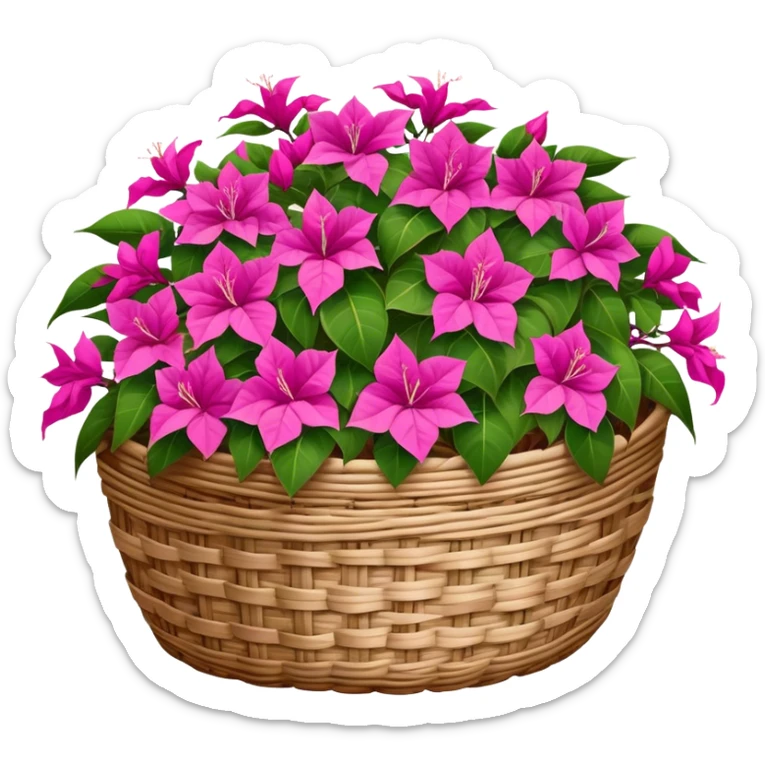 woven basket filled with vibrant pink bougainvillea flowers enhances the warm, timeless atmosphere. The setting, with Bedouin-style textiles and decor, evokes a deep connection to tradition, storytelling, and the past sticker