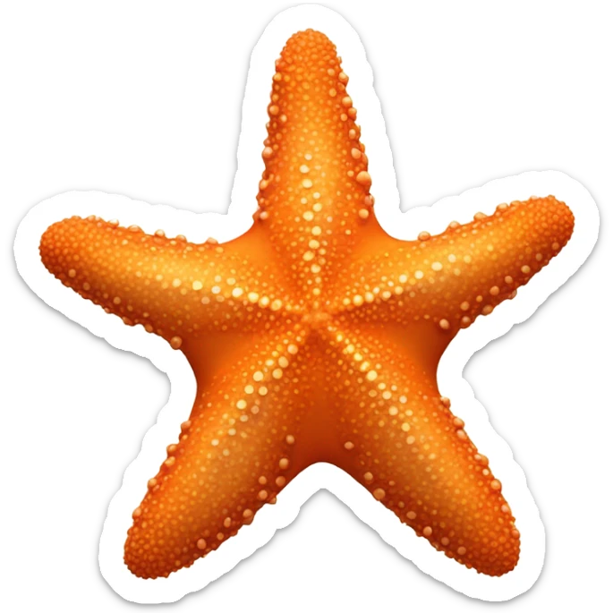 Starfish sticker