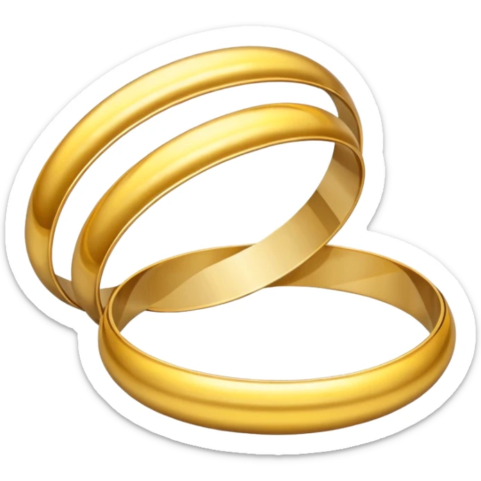create a golden bangles emoji  the most attractive any one or all of them ill choose it should be fully golden sticker