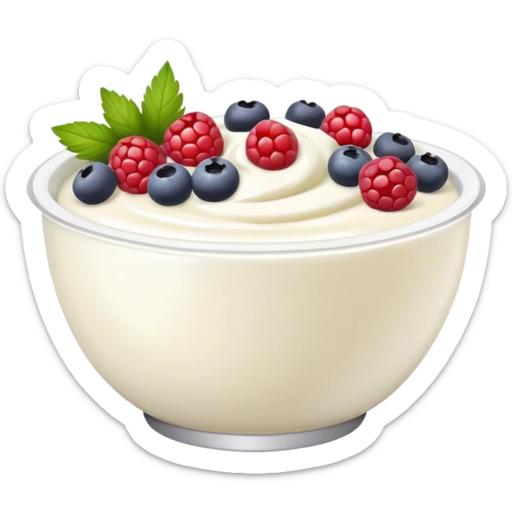 Yogurt bowl  sticker