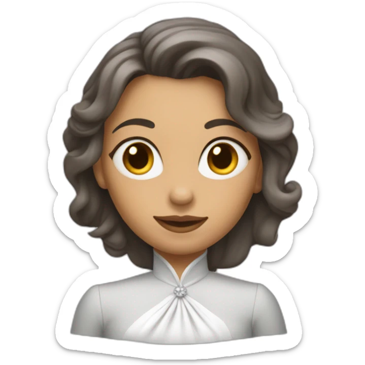 Femme voilée qui fait un doigt d’honneur sticker