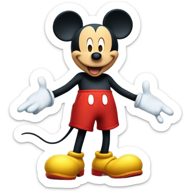 Mickey mouse sticker