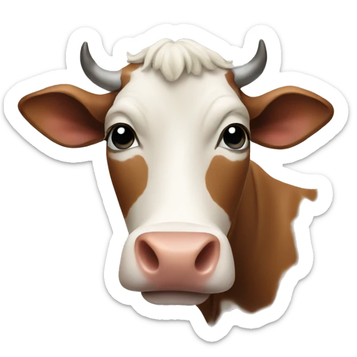 Cow sticker