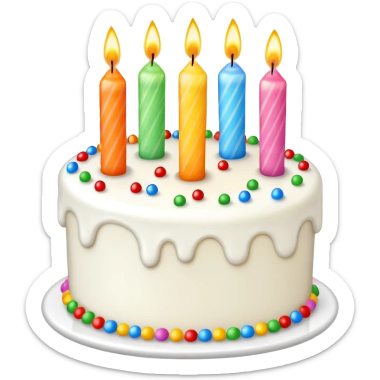 Happy Birthday! Wishing you many many happy returns of the day! sticker