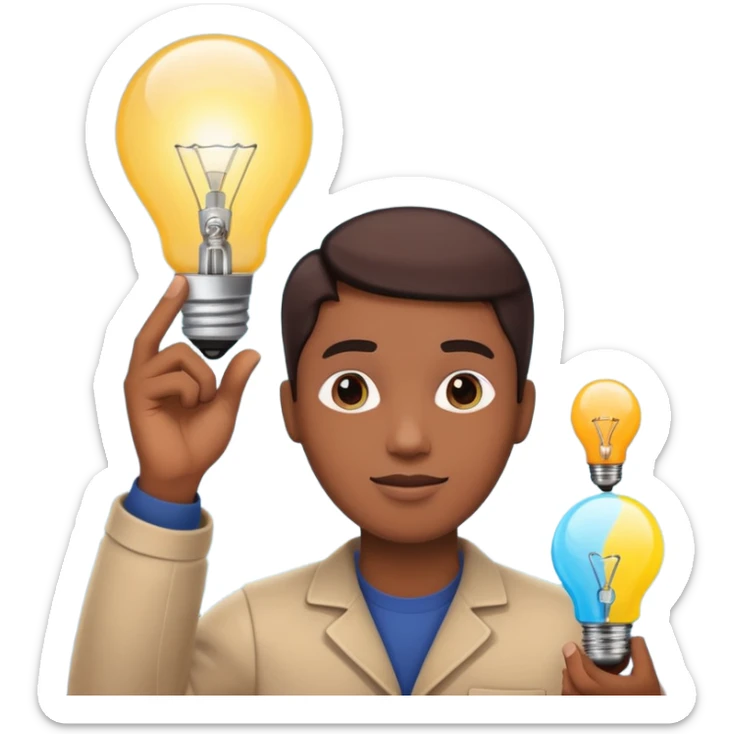 Create a emoji for this quote “Do not fear to be eccentric in opinion, for every opinion now accepted was once eccentric.” emoji it should symbolises or describe it's meaning  sticker