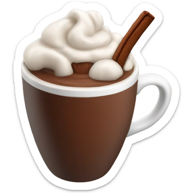 Hot chocolate  sticker