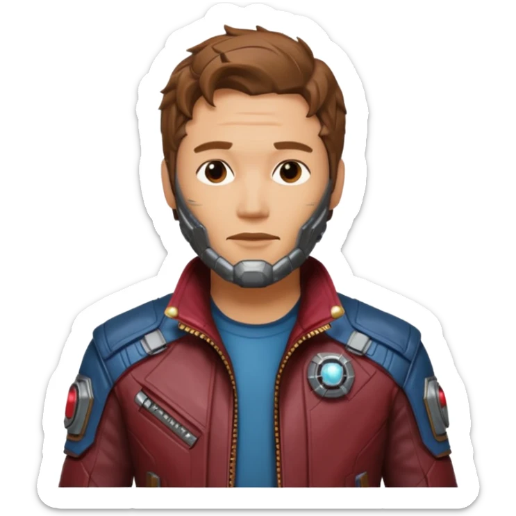  Star-Lord form Guardians of the Galaxy movie sticker
