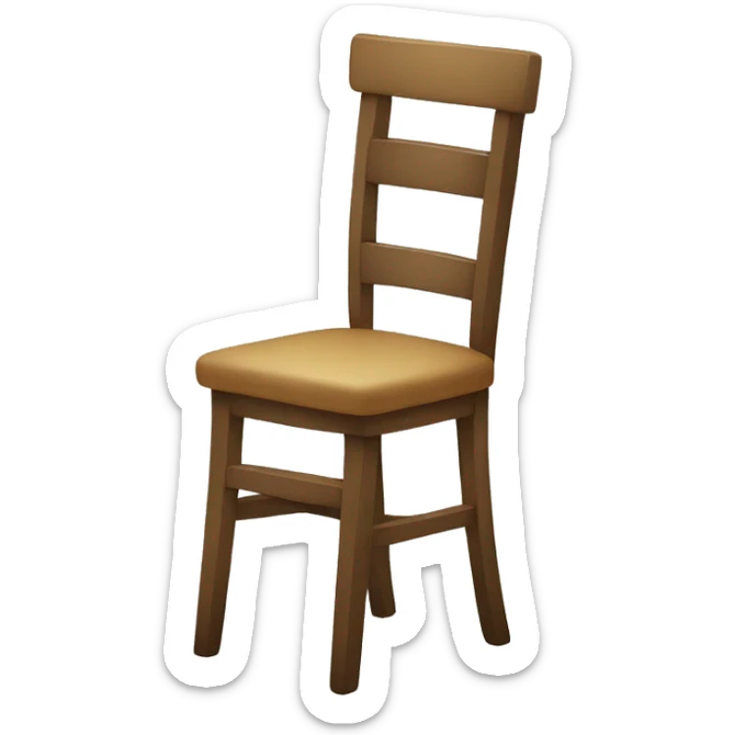 Broken chair sticker