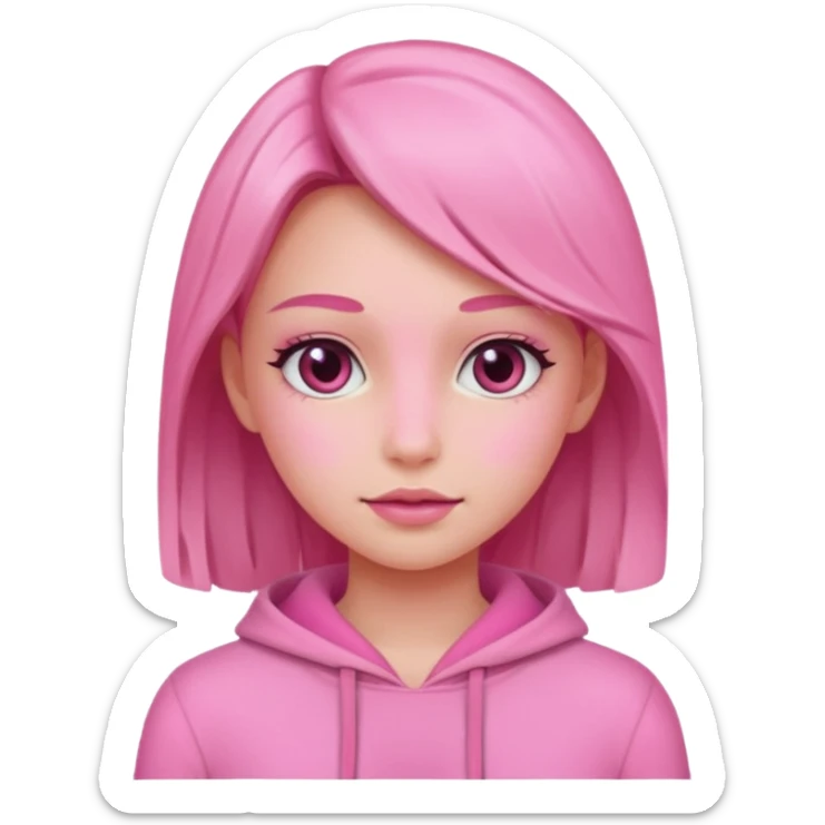 Girly clean Pink
 sticker