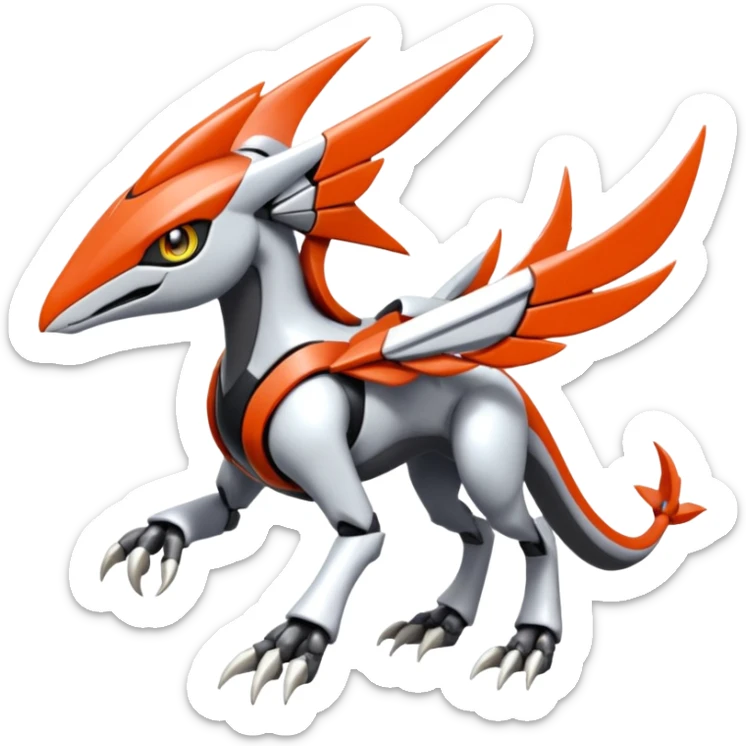 Meloetta-Latias-Wargreymon-Protogen-Pokémon-Digimon-Fakémon-fusion-hybrid-creature sticker