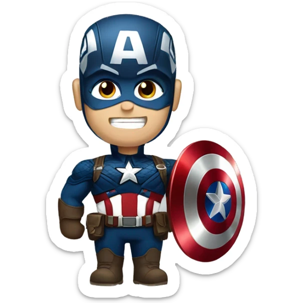 Captain America  sticker