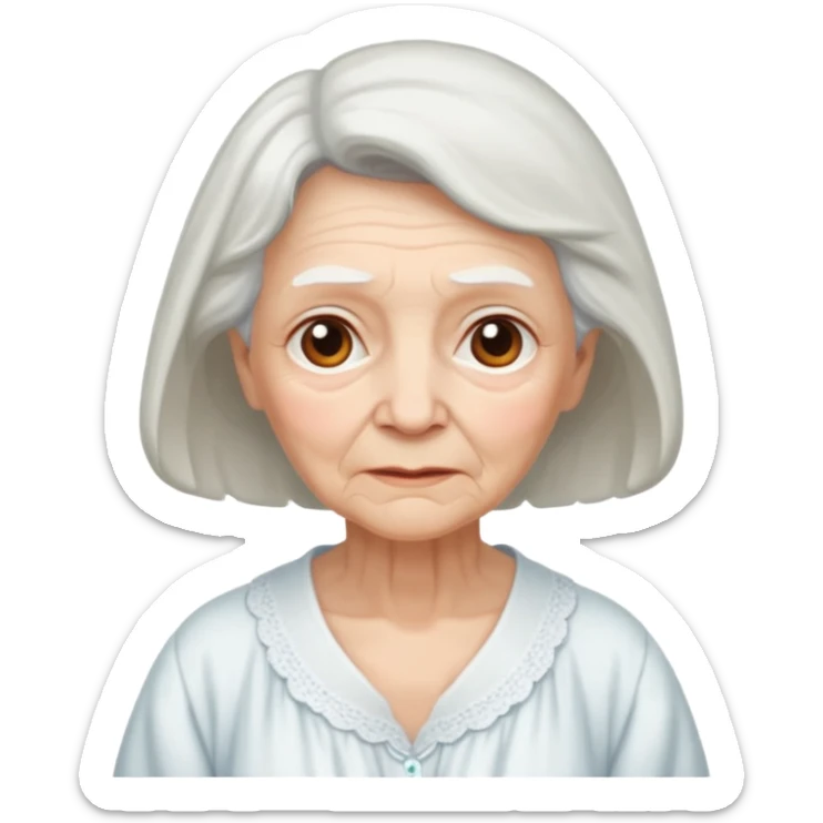 The Grandmother in the fairy tale Little Red Riding Hood sticker