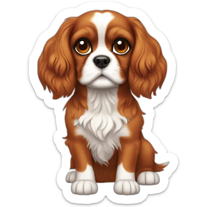 cavalier king charles spaniel sticker