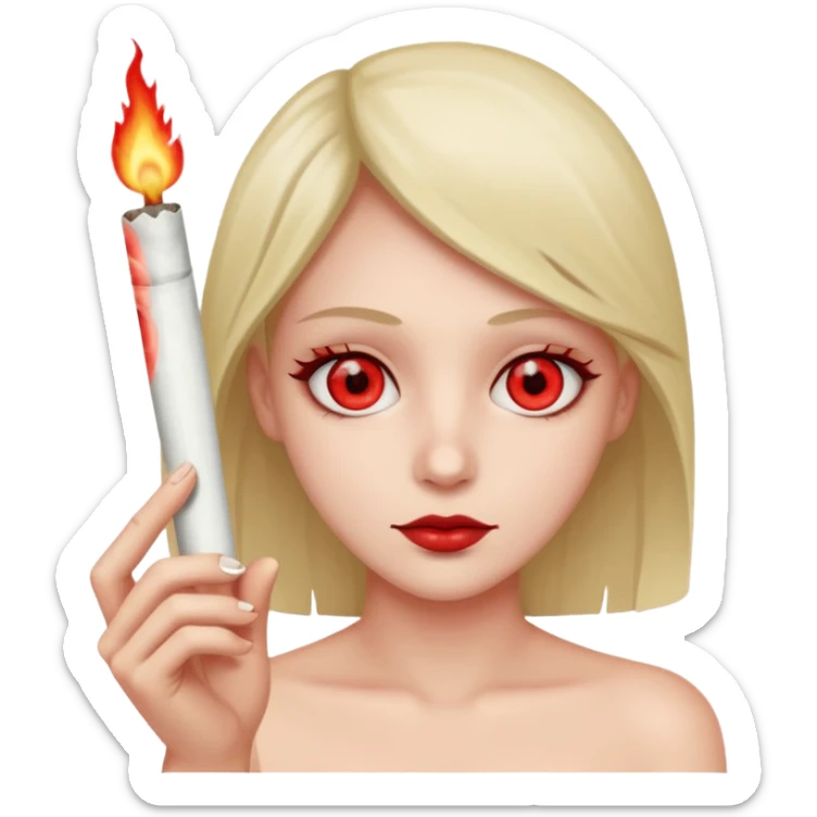 Marihuana,porros,blonds,bongs,ojos rojos todo separado en diferentes imagines alternativas sticker