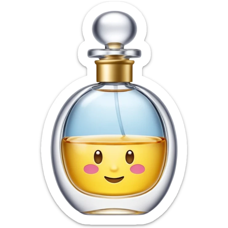 can you create an emoji of a perfume bottle "L'eau de L'Excuse" sticker