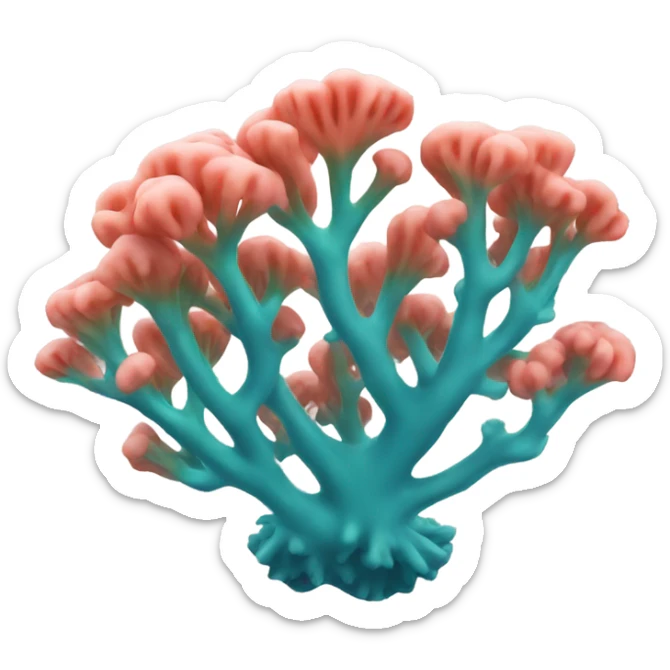 Coral sticker