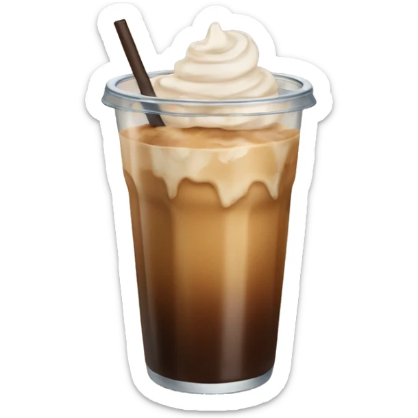 Iced coffee sticker