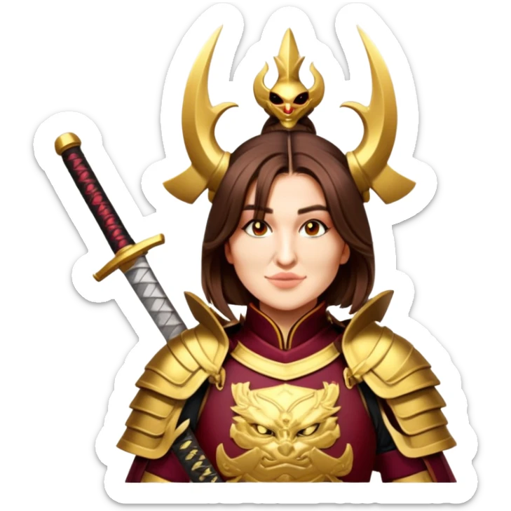 Samurai Leader sticker