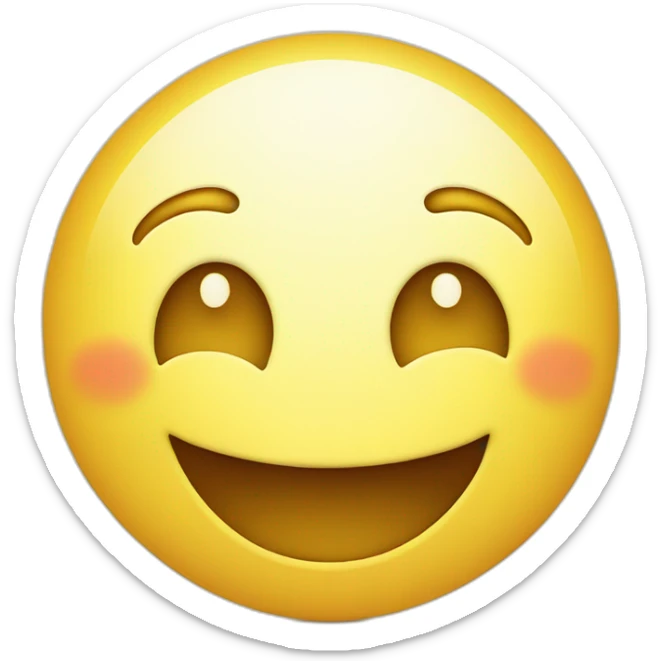 happy smiley face sticker