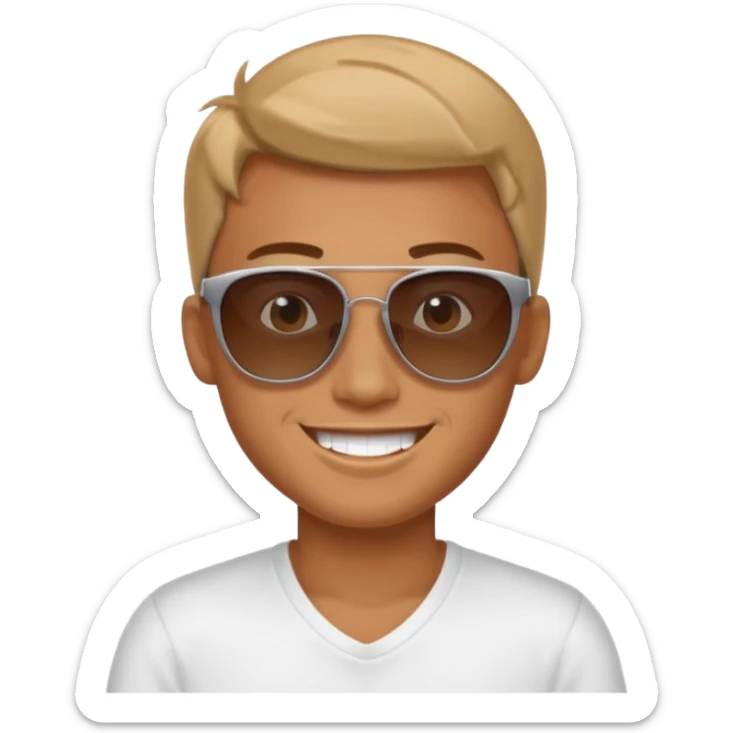 I want one little emoji for one hot boy. I want to show him with emoji that he is so hot and atrractive sticker