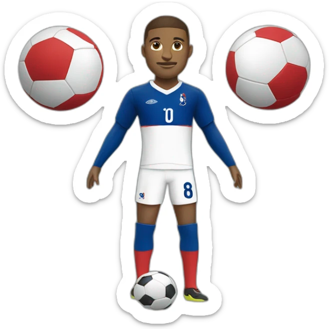 Maillot de l’équipe de France de football sticker