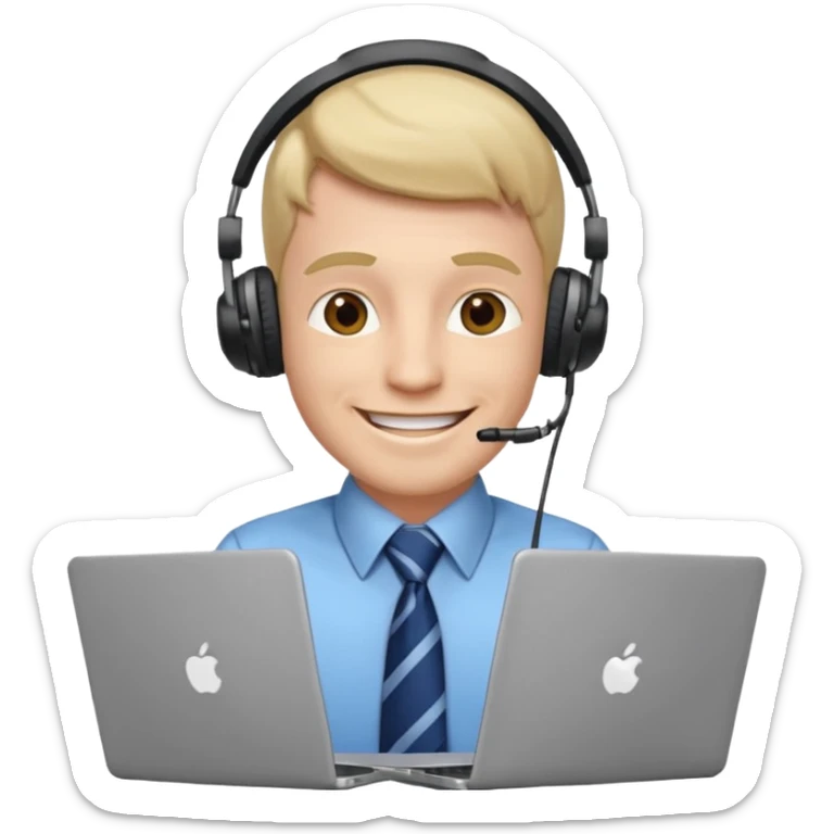 Por favor hace un emoji para una empresa de community manager, tiene que ser profesional, atractivo, elegante y empresarial, como así tambien tiene que ser hombre en los emojis sticker