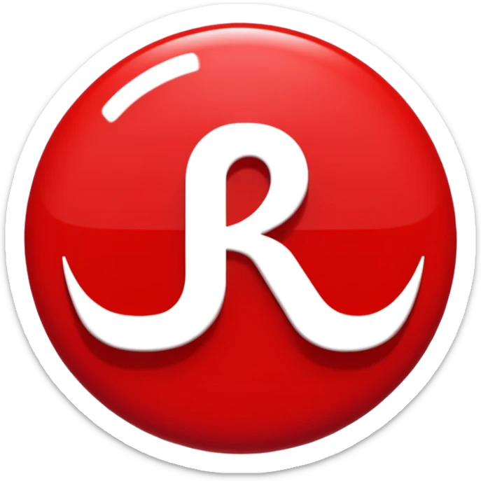 "Karma" word in bold font, vivid red color, glossy smooth lettering, 8k, 10000px, no lines, no background, no emoji icons, no emoji faces. Isolated, render sticker