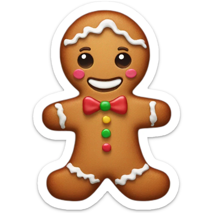gingerbread sticker