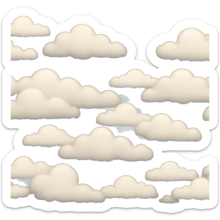 sea ​​of ​​clouds sticker