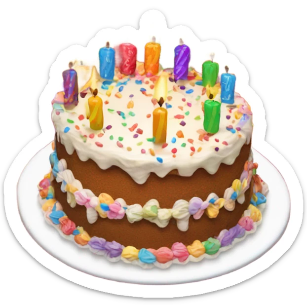Birthday sticker