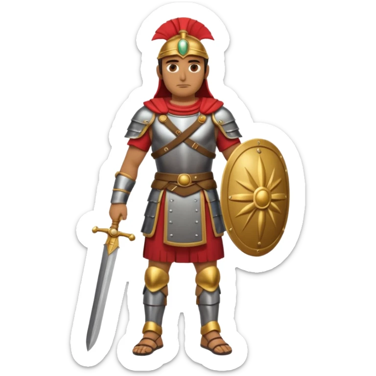 Famoso general cartagines de la época púnica, foto del cuerpo entero sticker