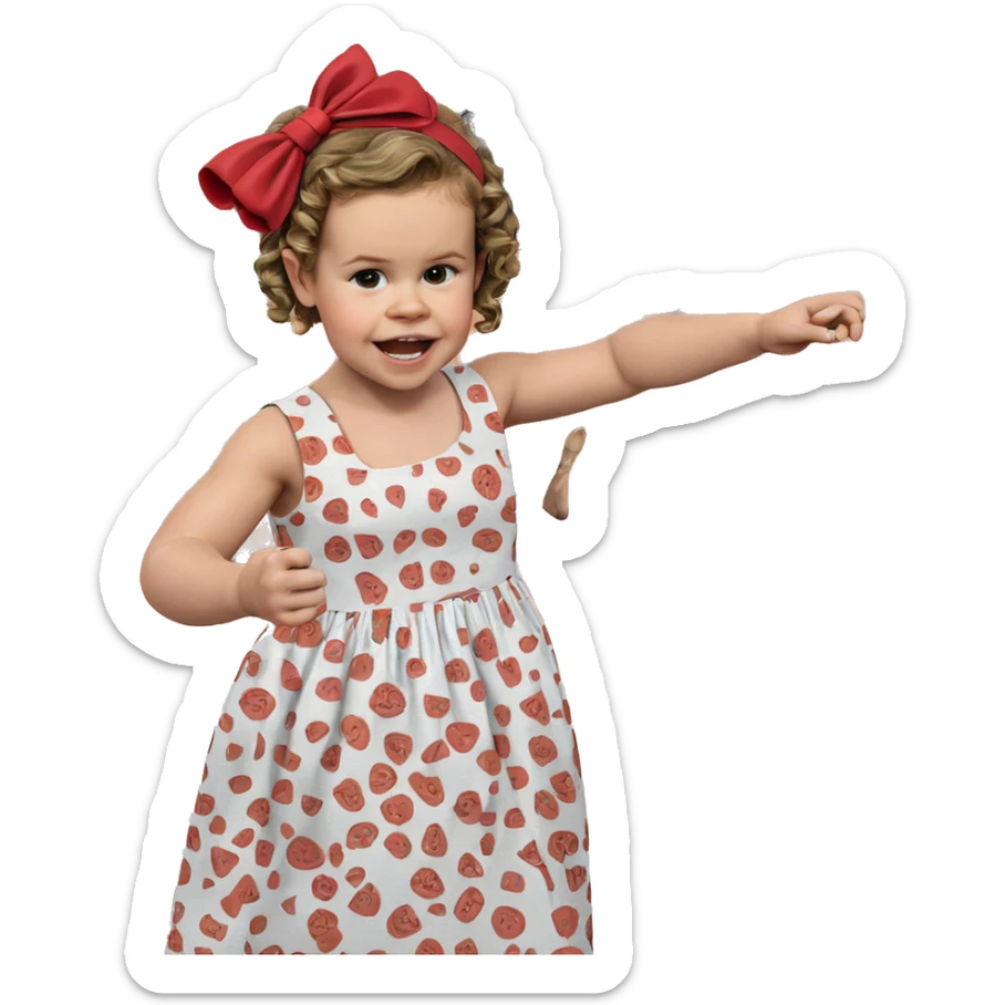 realistic fine art parody girl sticker