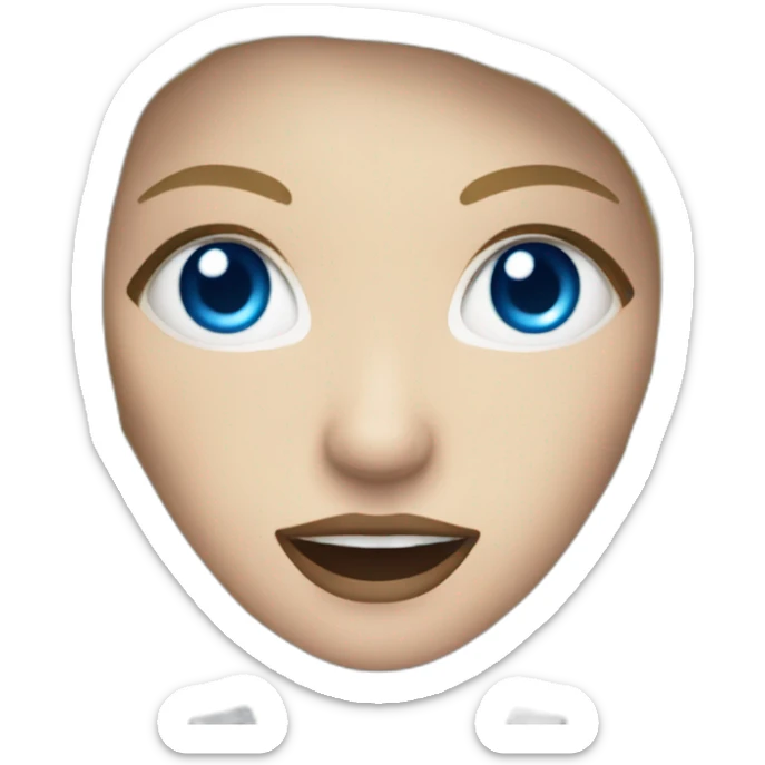 beautiful vampire woman with long blonde hair and blue eyes and wielding knives sticker