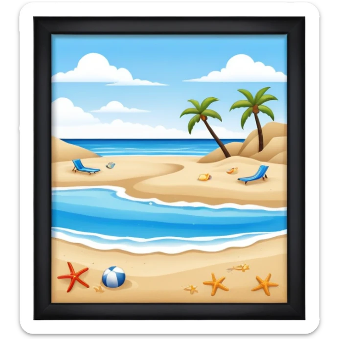 Beach sticker