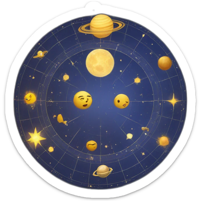 Astrology sticker