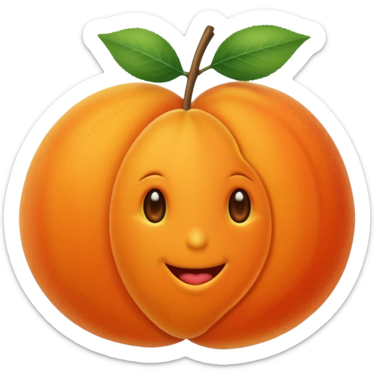apricot sticker