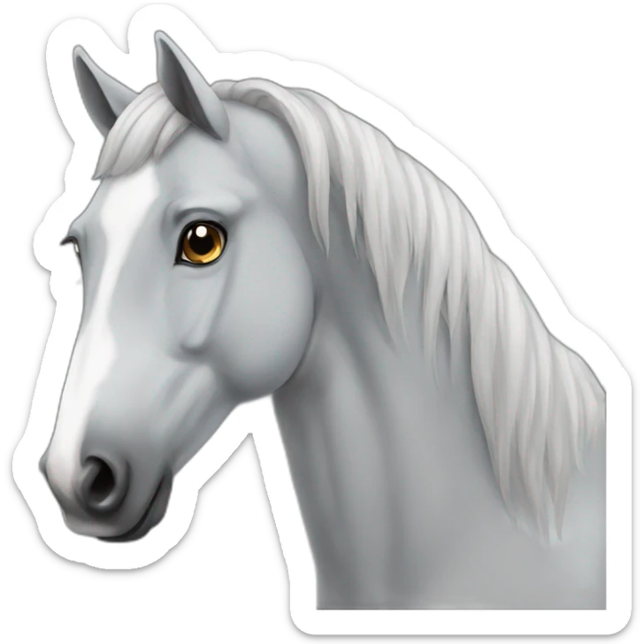 Gray Horse sticker